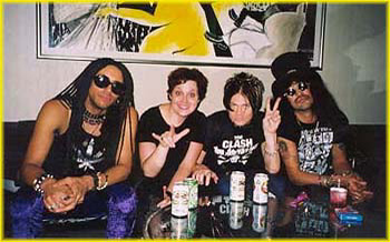 SLASH, Rod, Keri with Koch rep, Japan