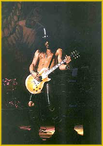 SLASH At The Right Side of the Stage