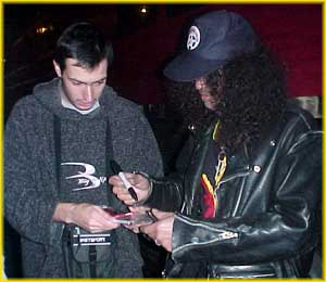 SLASH Meets A Fan At The Heartland