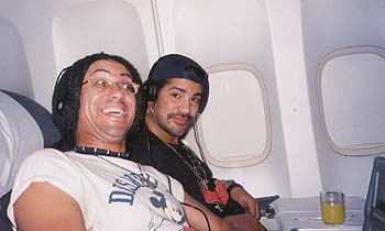 SLASH and Rod on Plane to Tokyo