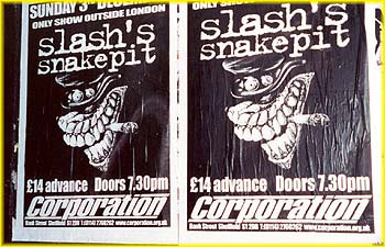 Ads for Snakepit at the Corporation