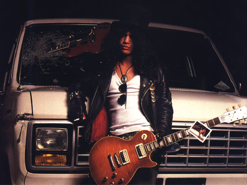 les paul wallpaper. Slash Trivia - My Les Paul